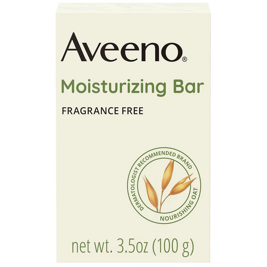 商品Aveeno|Gentle Moisturizing Bar, Facial Cleanser For Dry Skin Fragrance-Free,价格¥34,第1张图片