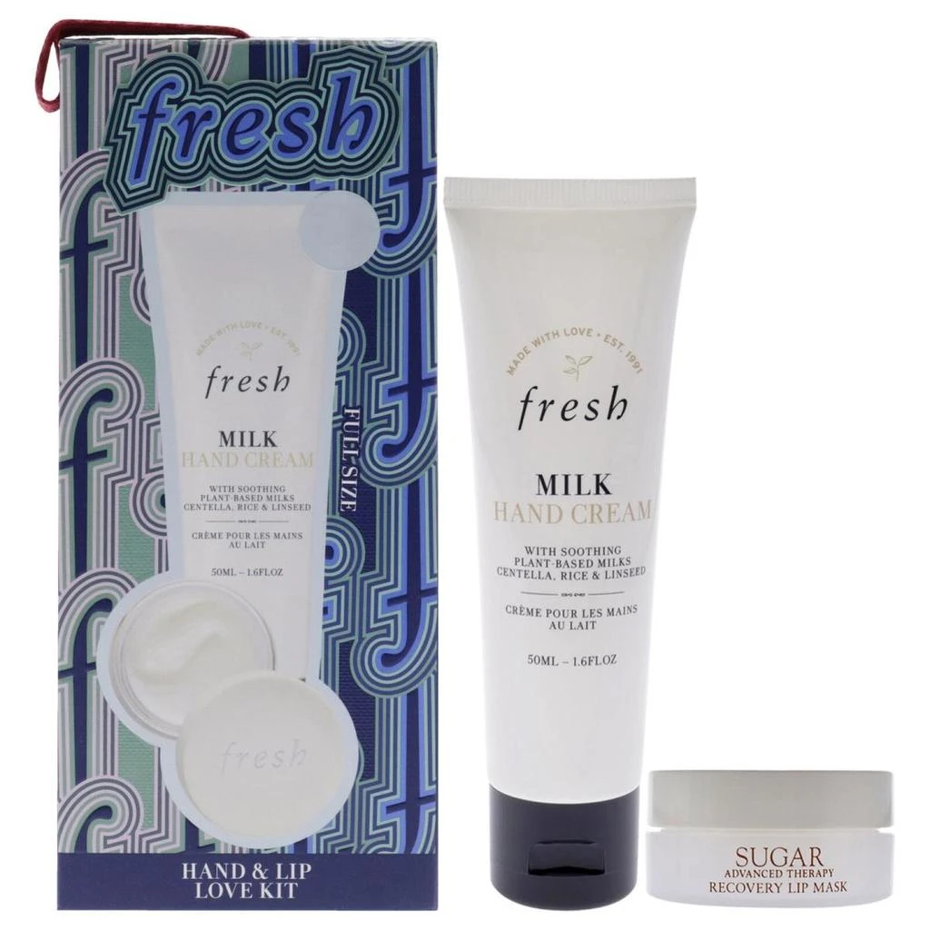 商品Fresh|Milk Hand Cream 50 ml & Sugar Lip Mask 2 g Hand & Lip Love Set - 2 Piece,价格¥251,第1张图片