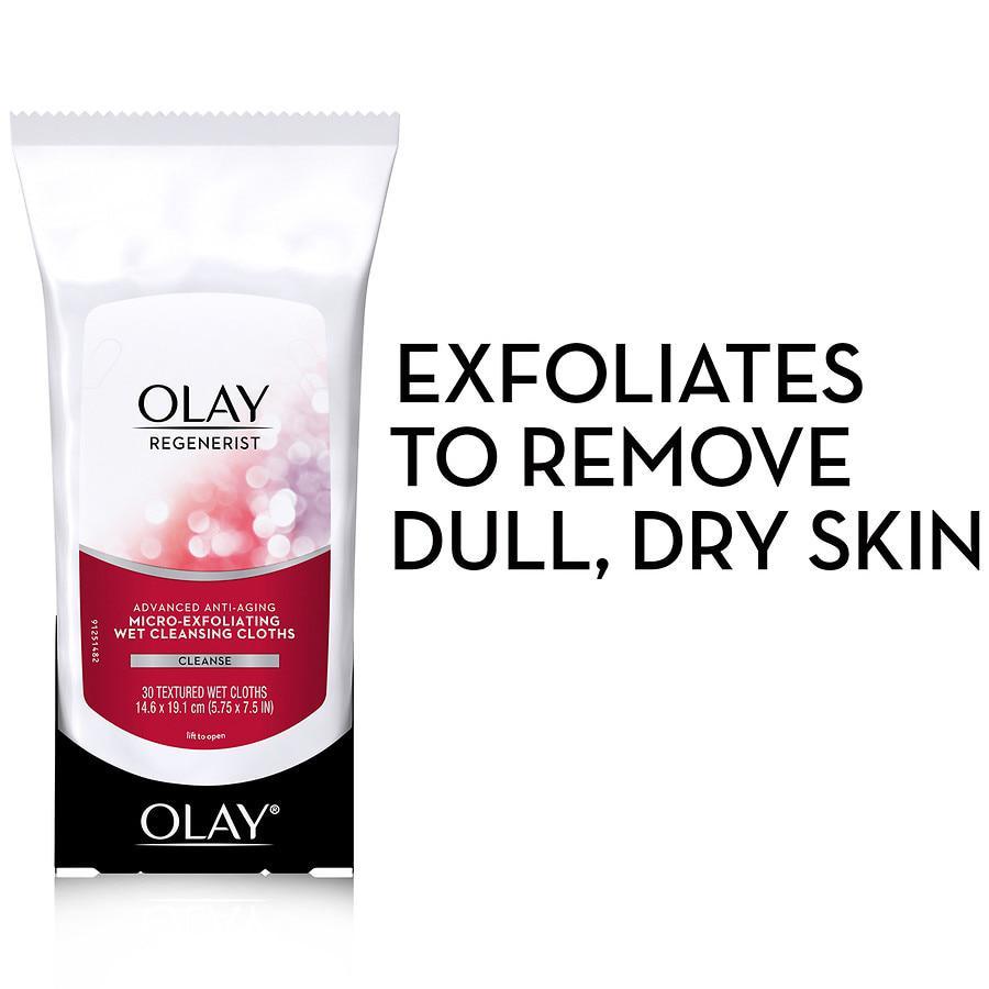 商品Olay|Micro-Exfoliating Wet Cleansing Cloths Fresh & Clean,价格¥72,第4张图片详细描述