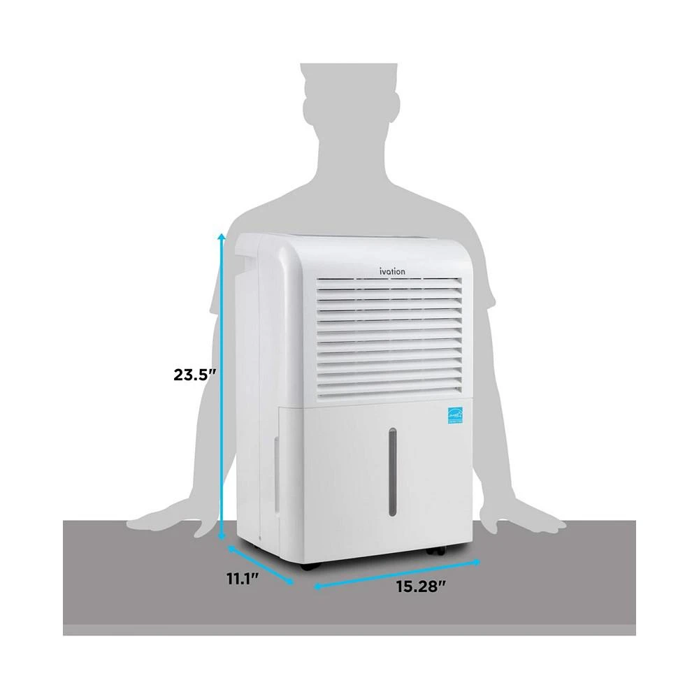 商品Ivation|4,500 Sq Ft Energy Star Small Dehumidifier W/Wifi & Humidistat,价格¥2388,第2张图片详细描述