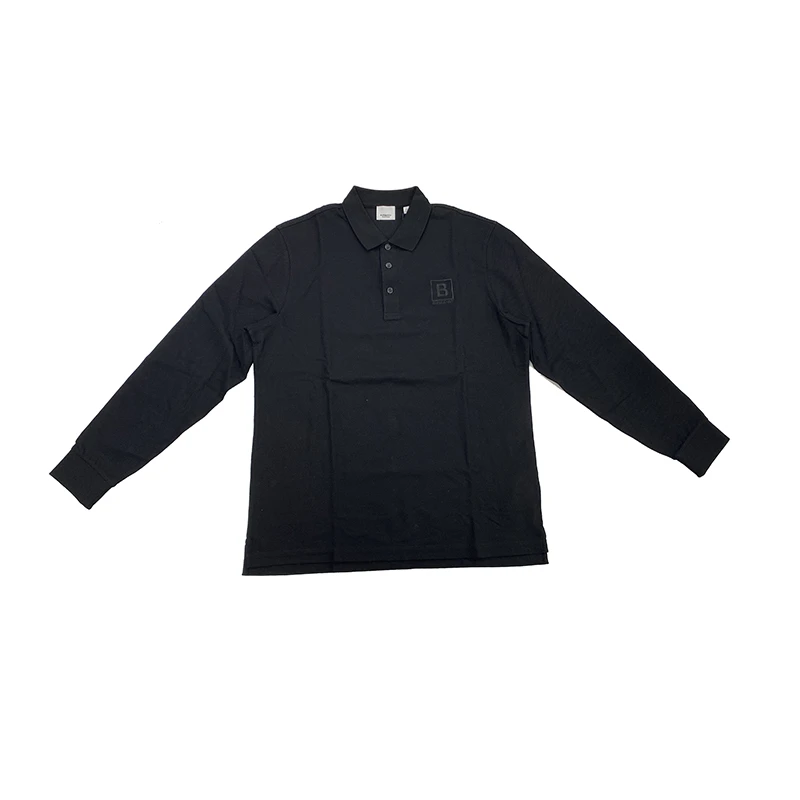 【现货】博柏利 男士棉质徽标长袖Polo衫80530631（三色） 商品