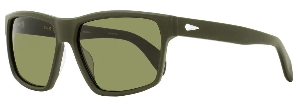 商品Rag & Bone|Rag & Bone Men's Aron Sunglasses RNB5048S DLDQT Matte Green 58mm,价格¥436,第1张图片