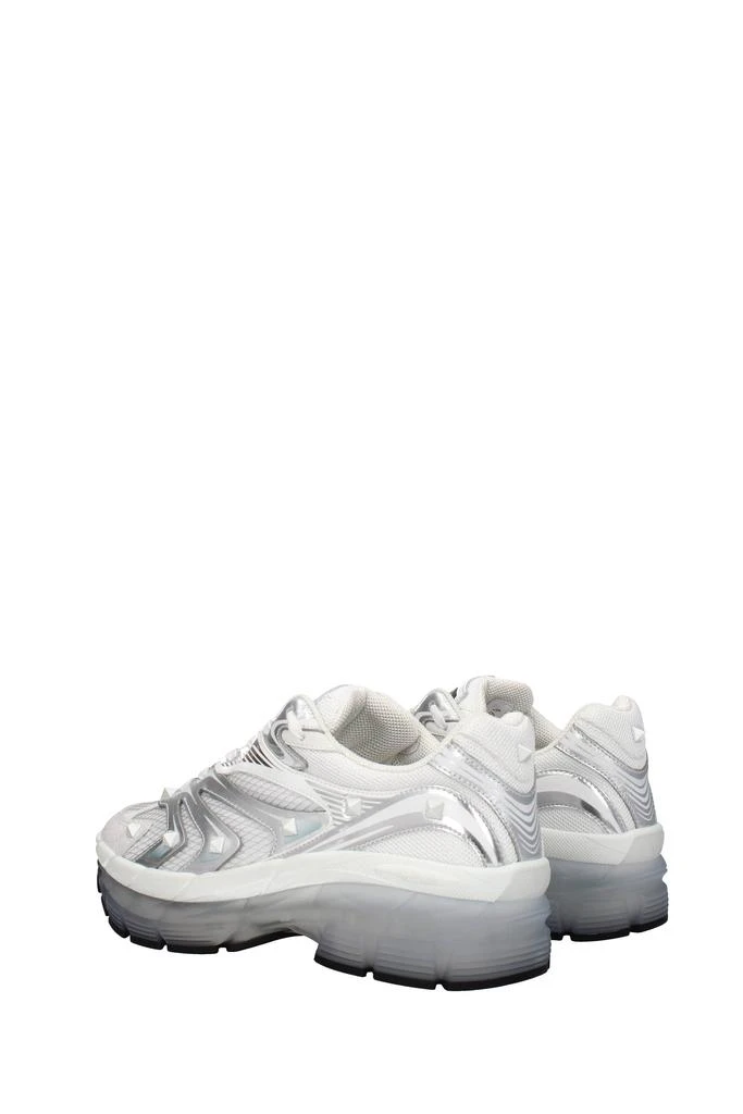 商品Valentino|Sneakers ms 2960 Fabric White Silver,价格¥6032,第3张图片详细描述