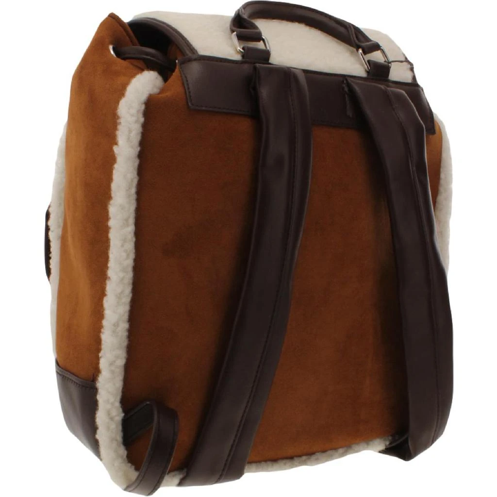 Bearpaw Women's Faux Suede Shearling Trim Adjustable Deluxe Backpack 商品