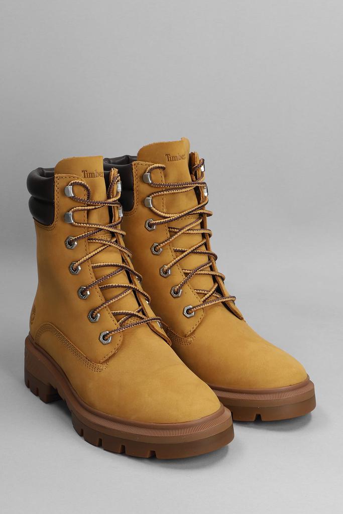 Timberland Cortina Valley 6 Combat Boots In Beige Nubuck商品第2张图片规格展示