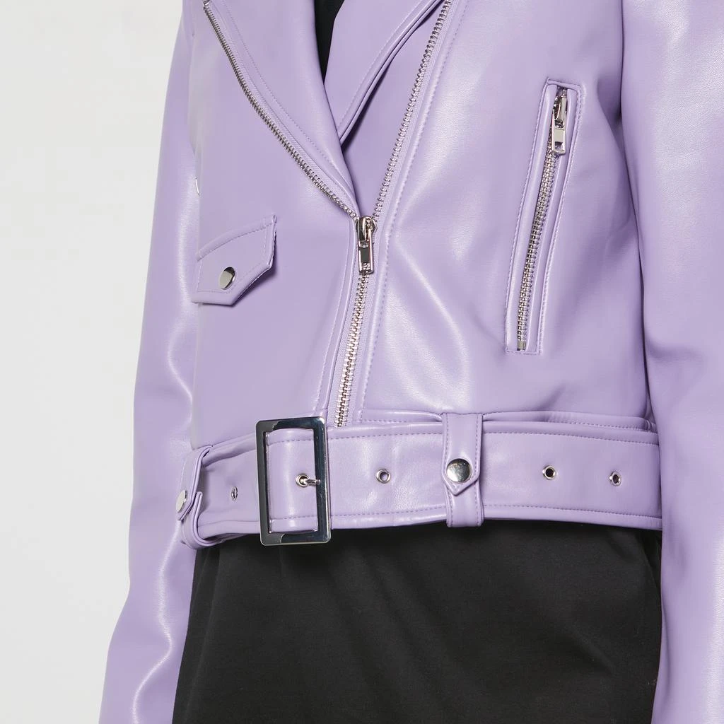 商品STAND STUDIO|Stand Studio Women's Esmeralda Biker Jacket - Powder Purple,价格¥393,第4张图片详细描述