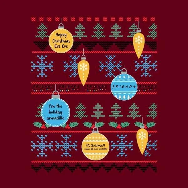 商品Original Hero|Friends Baubles Sweatshirt - Burgundy,价格¥254,第3张图片详细描述