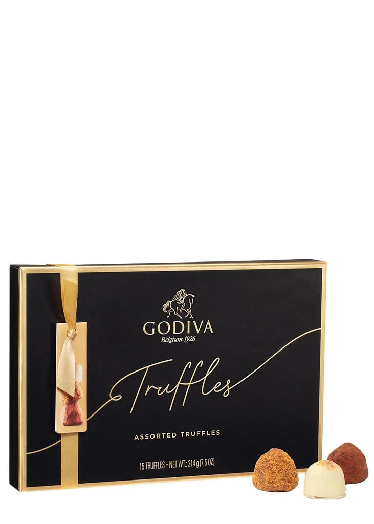 商品Godiva|Signature Truffles 15 Piece Chocolate Box 214g - Best Before 31/10/2023,价格¥231,第1张图片