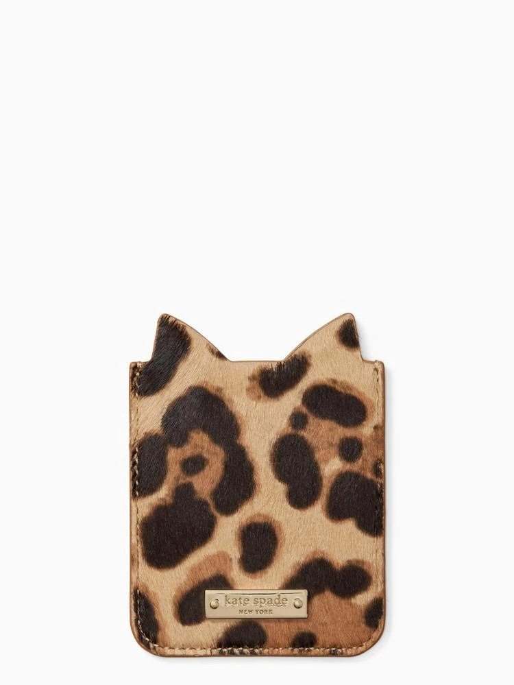 商品Kate Spade|leopard sticker pocket,价格¥172,第2张图片详细描述