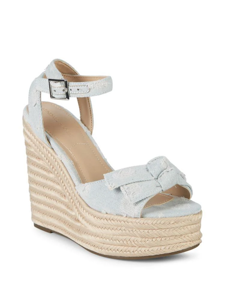 商品KENDALL & KYLIE|Gwenn Denim Espadrille Platform Wedges,价格¥331,第2张图片详细描述
