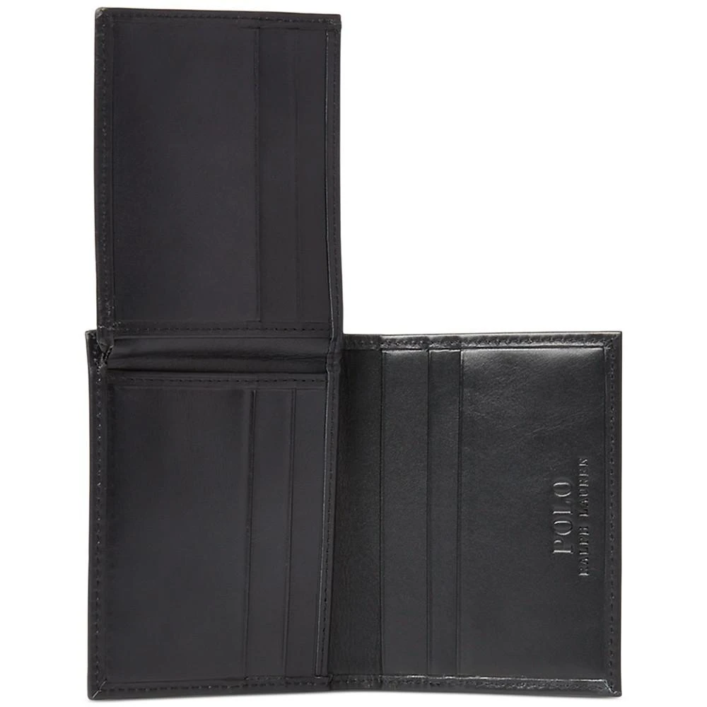 商品Ralph Lauren|Men's Burnished Leather Billfold,价格¥736,第2张图片详细描述