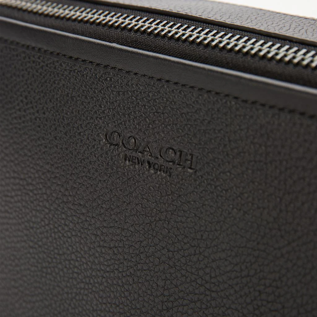 商品Coach|Coach Men's Charter Crossbody Bag 24 In Pebble Leather - Black,价格¥2331,第4张图片详细描述