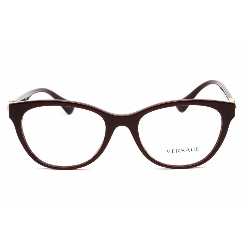 商品Versace|Versace Women's Eyeglasses - Full Rim Plum Plastic Cat Eye Shape Frame | 0VE3330 5386,价格¥787,第2张图片详细描述