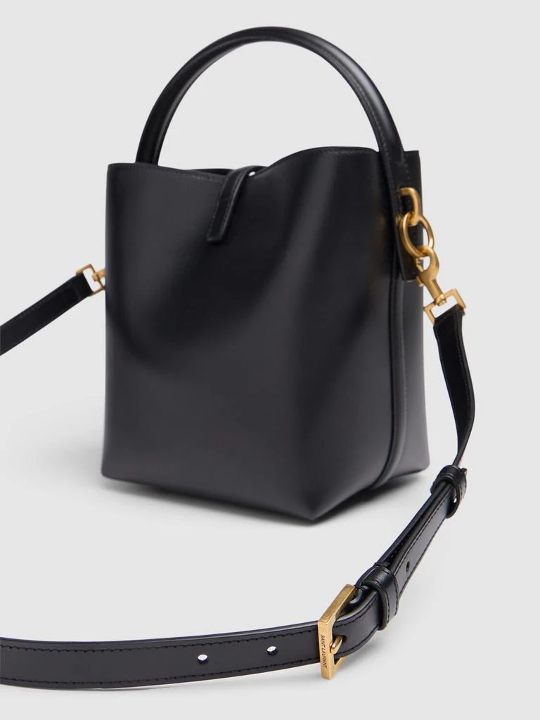 商品Yves Saint Laurent|Small Le 37 Shiny Leather Bucket Bag,价格¥21566,第4张图片详细描述