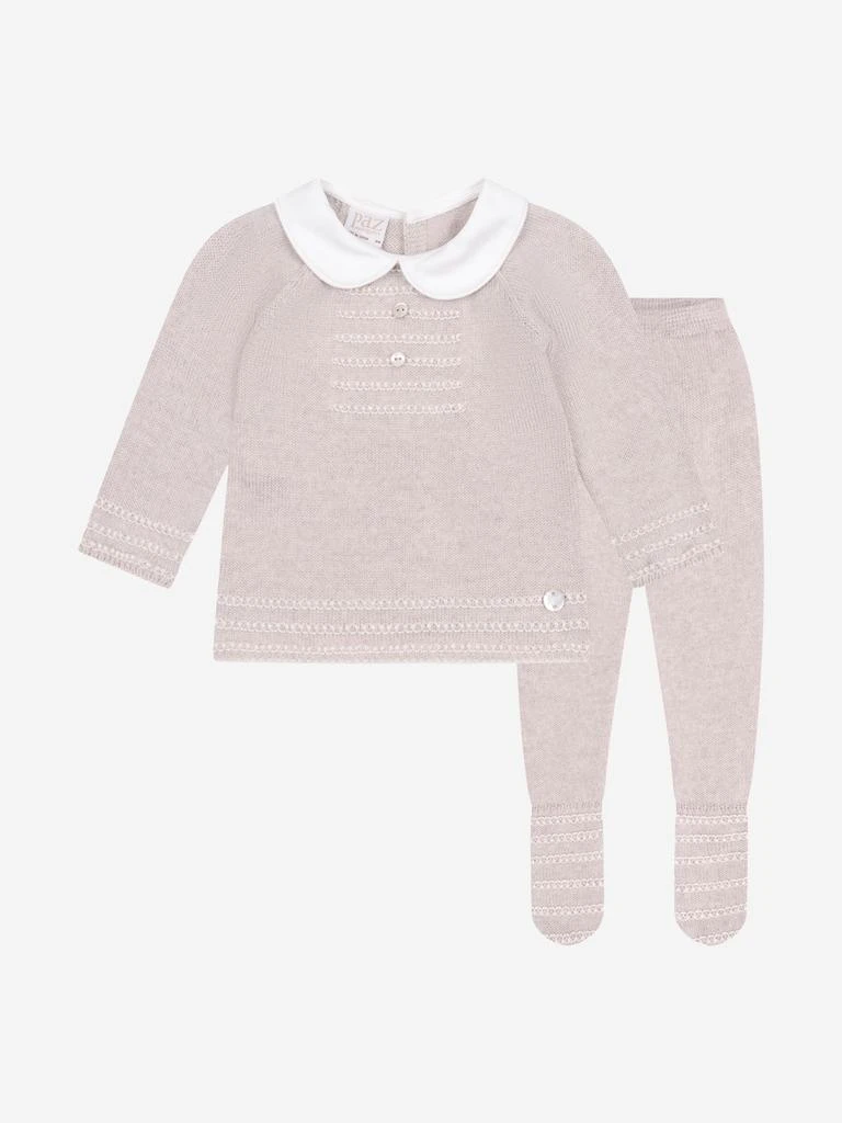 商品Paz Rodriguez|Paz Rodriguez Baby Set- Wool 2 Piece Set,价格¥323,第1张图片