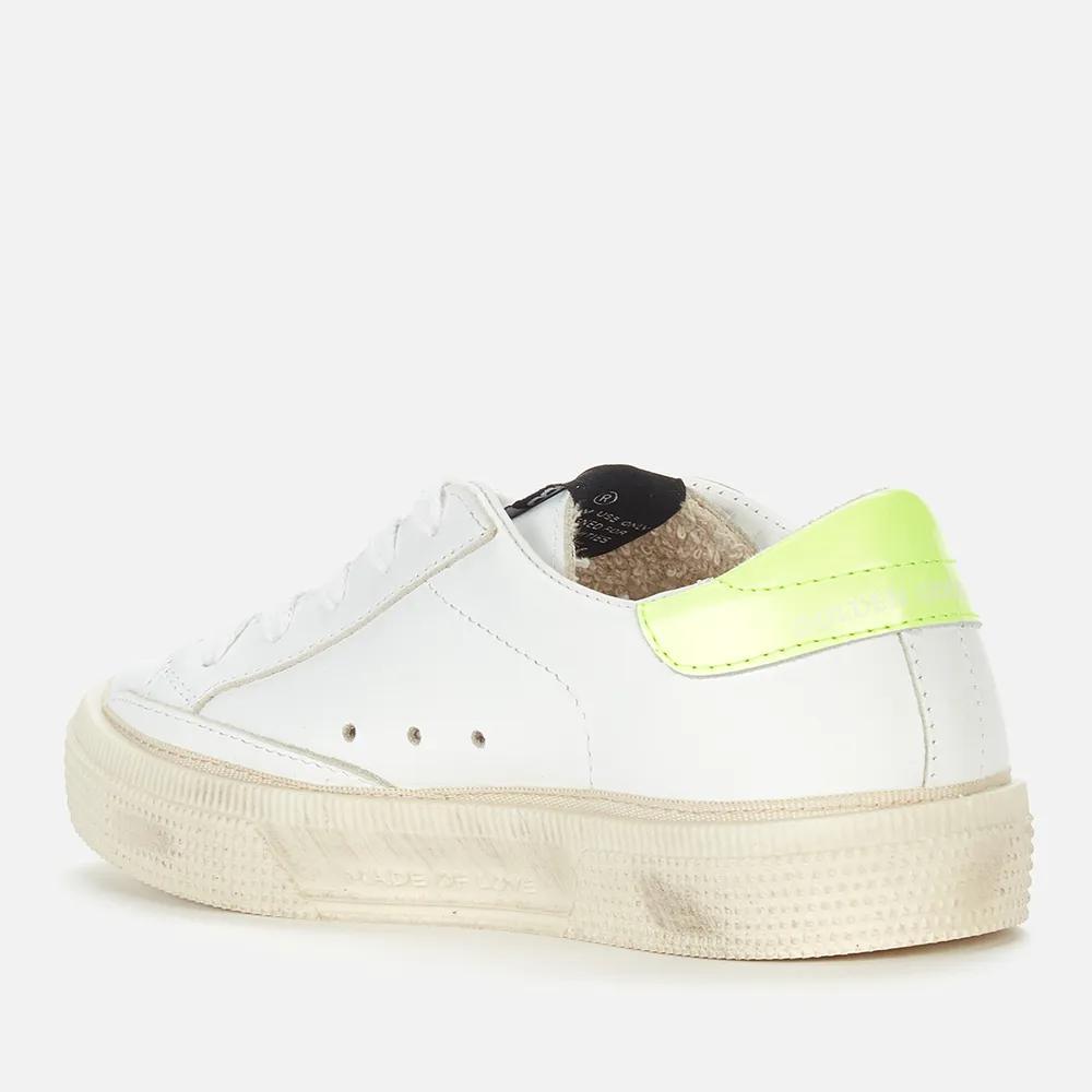 商品Golden Goose|Golden Goose Kids' May Leather and Suede Trainers,价格¥1602,第4张图片详细描述