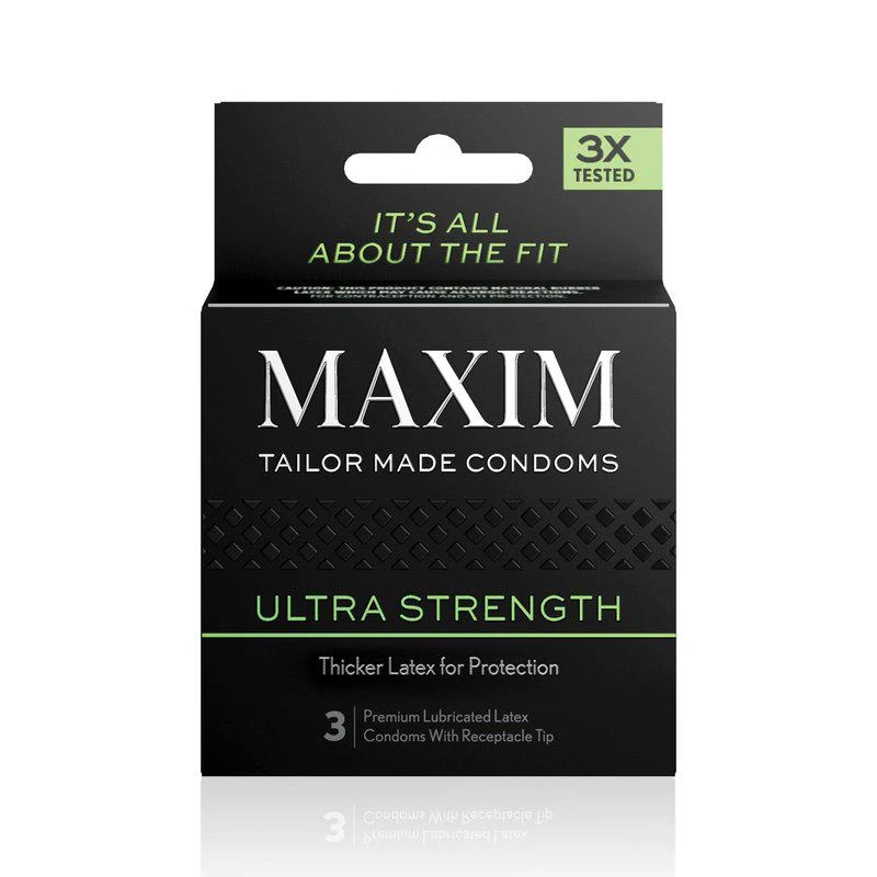 商品MAXIM|Maxim Ultra Strength Condoms 3PK,价格¥43,第1张图片