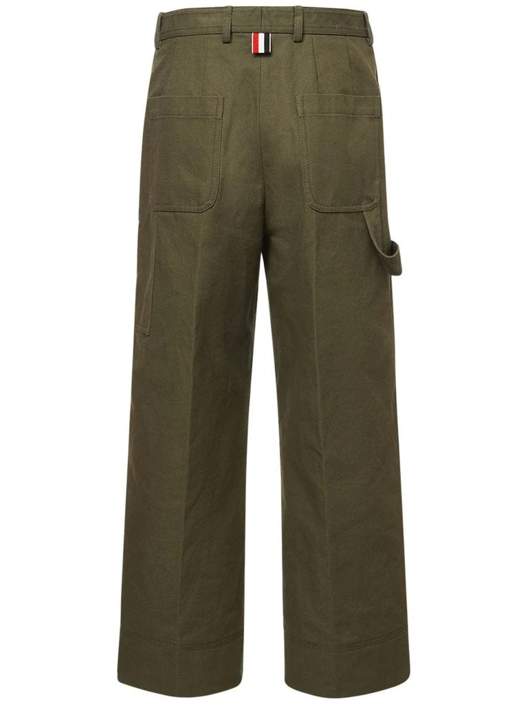 商品Thom Browne|Cotton Canvas Cargo Pants,价格¥1702,第4张图片详细描述