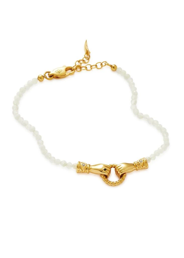 商品Missoma|X Harris Reed In Good Hands mini beaded bracelet,价格¥1081,第4张图片详细描述