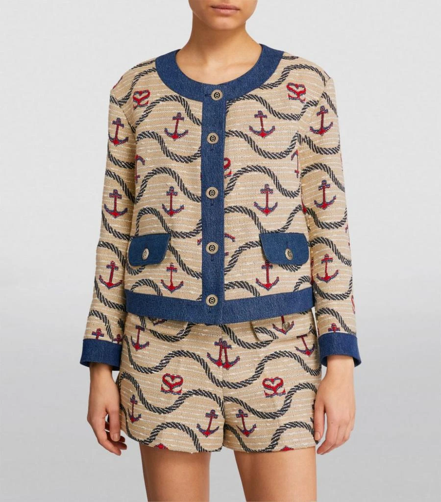 商品Sandro|Nautical-Detail Jacket,价格¥3918,第3张图片详细描述