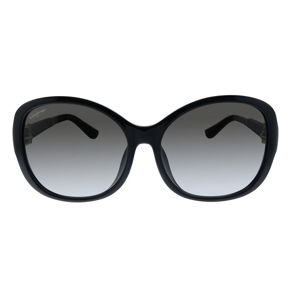 商品Salvatore Ferragamo|Salvatore Ferragamo  SF 744SLA 001 59mm Womens Oval Sunglasses,价格¥562,第4张图片详细描述