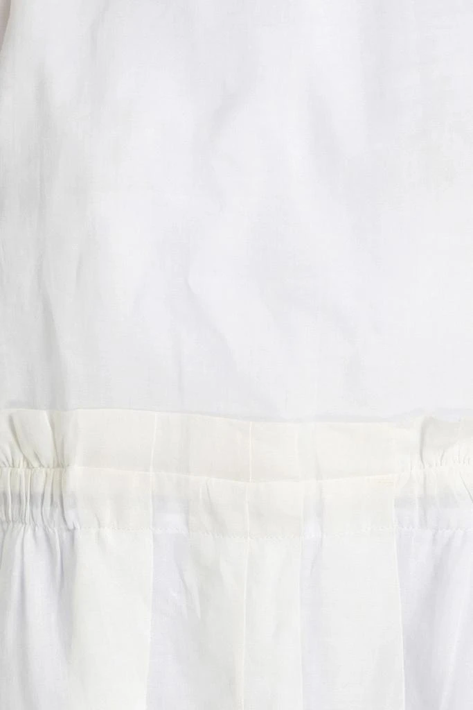 商品Sandro|Jonquille crocheted lace-trimmed ramie midi dress,价格¥1007,第4张图片详细描述