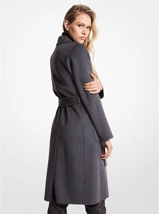 商品Michael Kors|Wool Blend Wrap Coat,价格¥1718,第2张图片详细描述