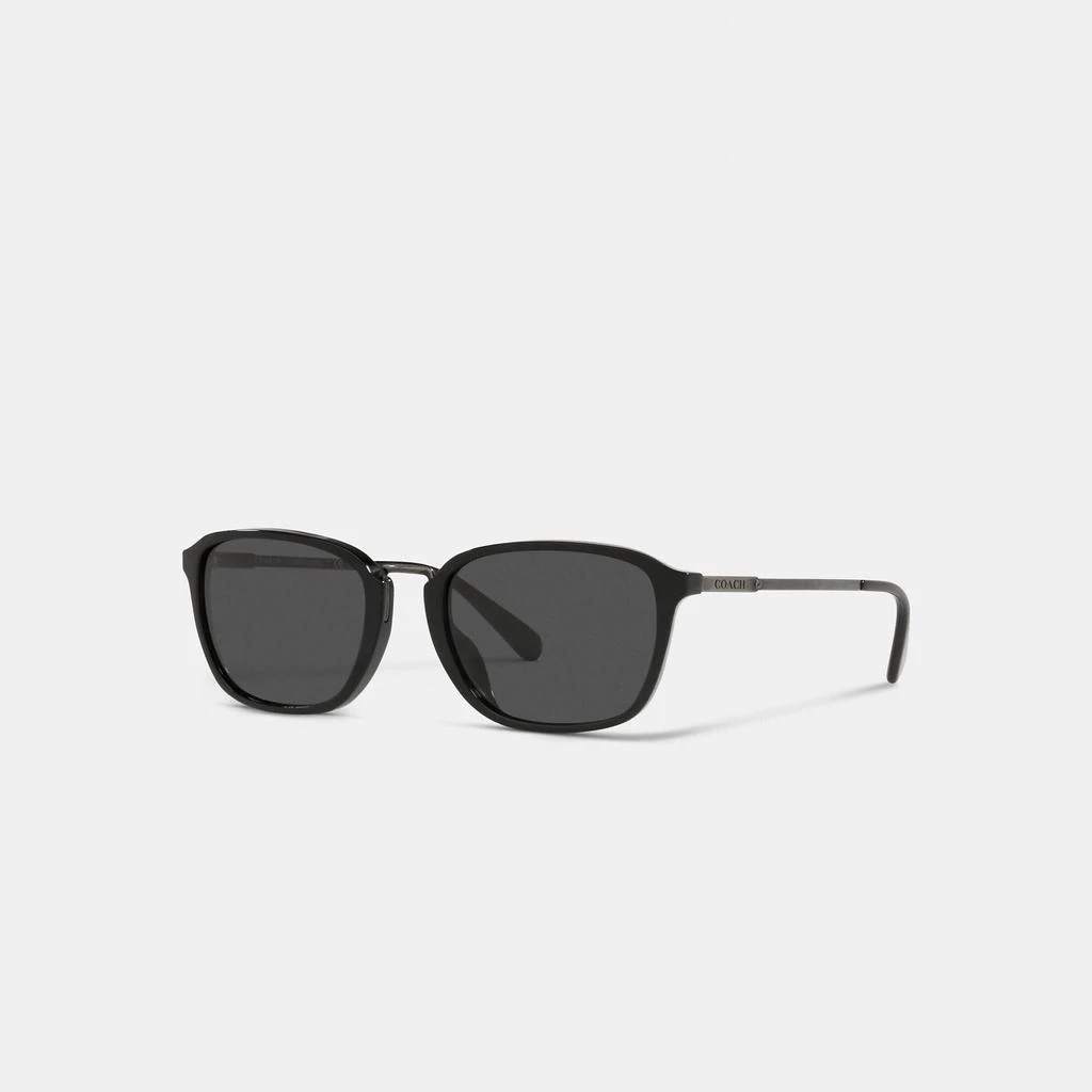 商品Coach|Coach Outlet Signature Metal Frame Sunglasses,价格¥646,第1张图片