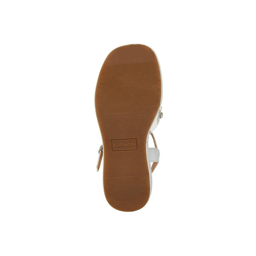 商品Steve Madden|Little Girls Jfarrah Flower Wedge Sandals,价格¥447,第5张图片详细描述