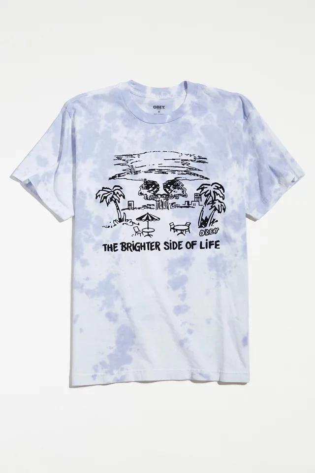 商品Obey|OBEY The Brighter Side Of Life Tie-Dye Tee,价格¥152,第1张图片