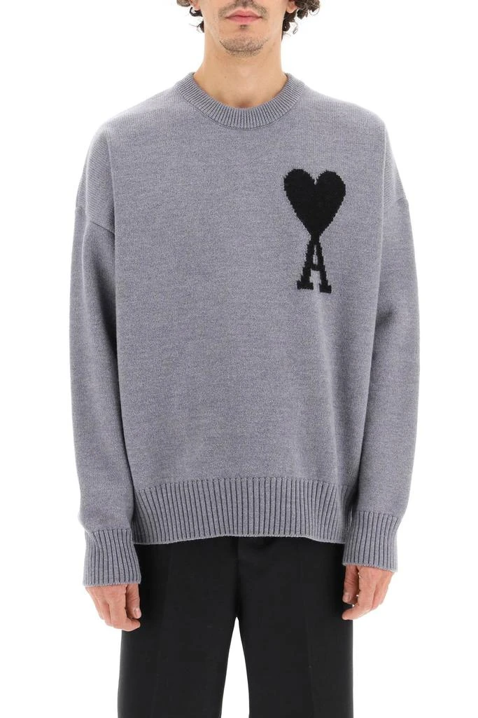 商品AMI|Ami paris adc virgin wool sweater,价格¥3107,第2张图片详细描述