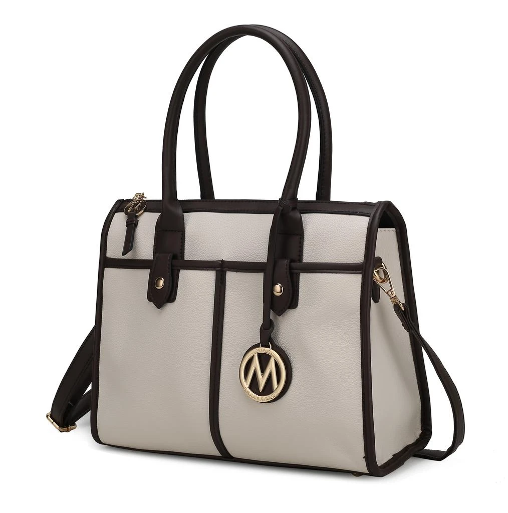 Livia Vegan Leather Satchel Handbag 商品