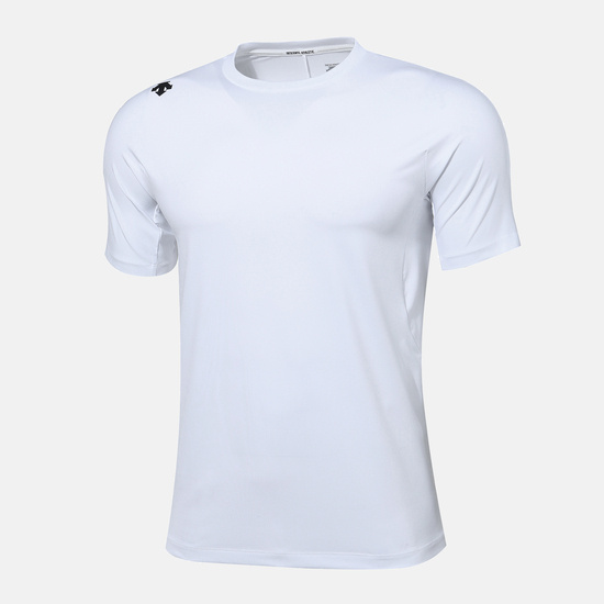 商品DESCENTE|【享贝家】DESCENTE 迪桑特 圆领运动短袖T恤 侧肩小标 白色 SN123TTS11（现采购商品，下单后12天内发货）,价格¥374,第1张图片