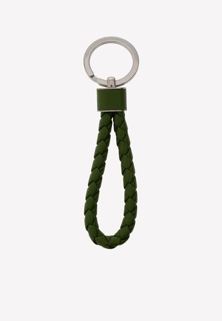 商品Bottega Veneta|Intrecciato Leather Keyring,价格¥3480,第1张图片