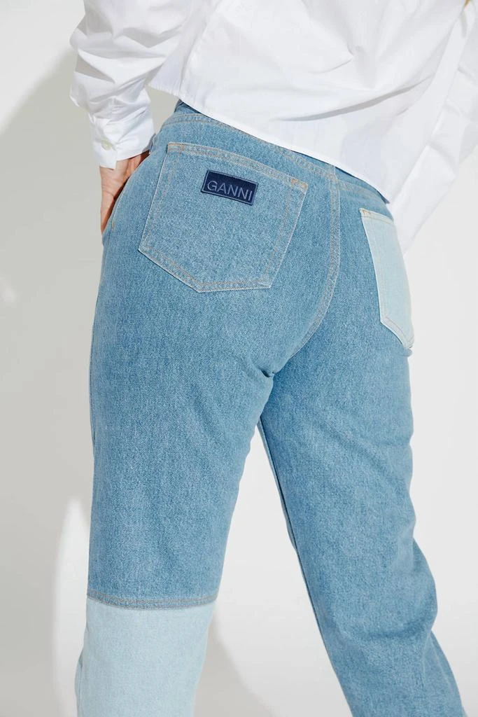商品Ganni|Ganni - Cutline Denim Swigy Pants,价格¥1643,第3张图片详细描述