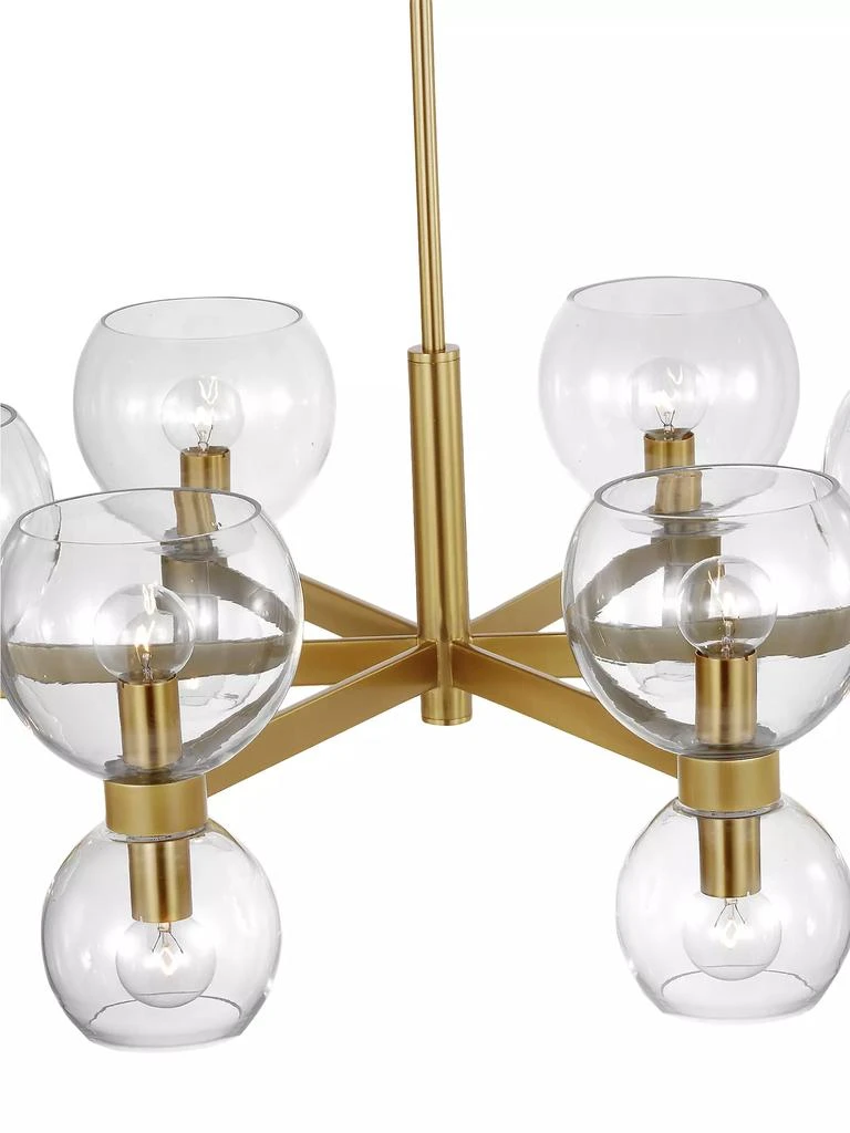 商品Kate Spade|Visual Comfort Studio Londyn Burnished Brass Chandelier,价格¥7079,第4张图片详细描述
