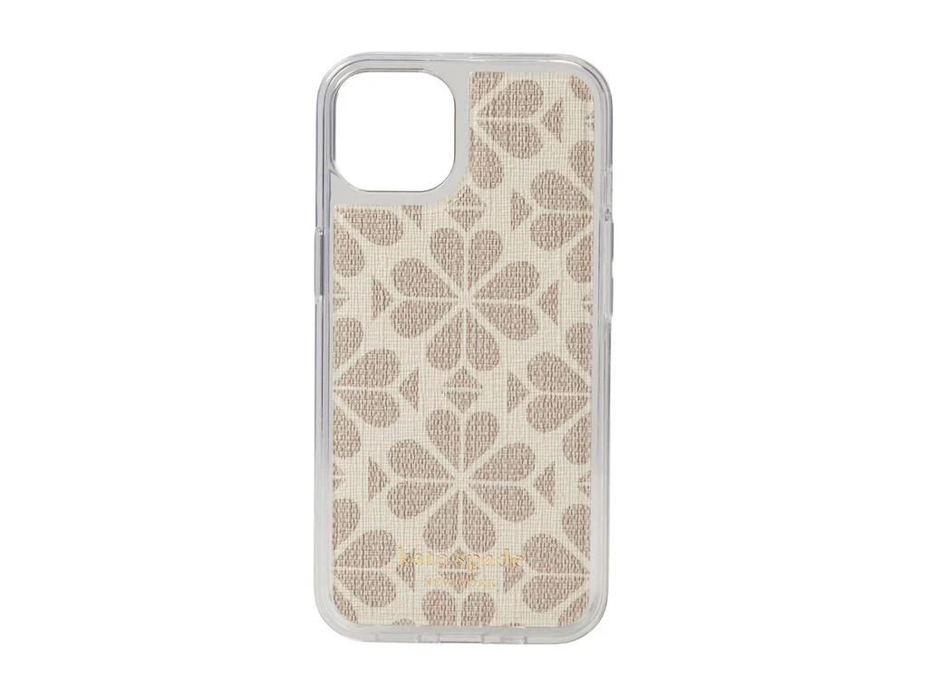 商品Kate Spade|Spade Flower Coated Canvas Folio Phone Case for iPhone® 13,价格¥351,第4张图片详细描述