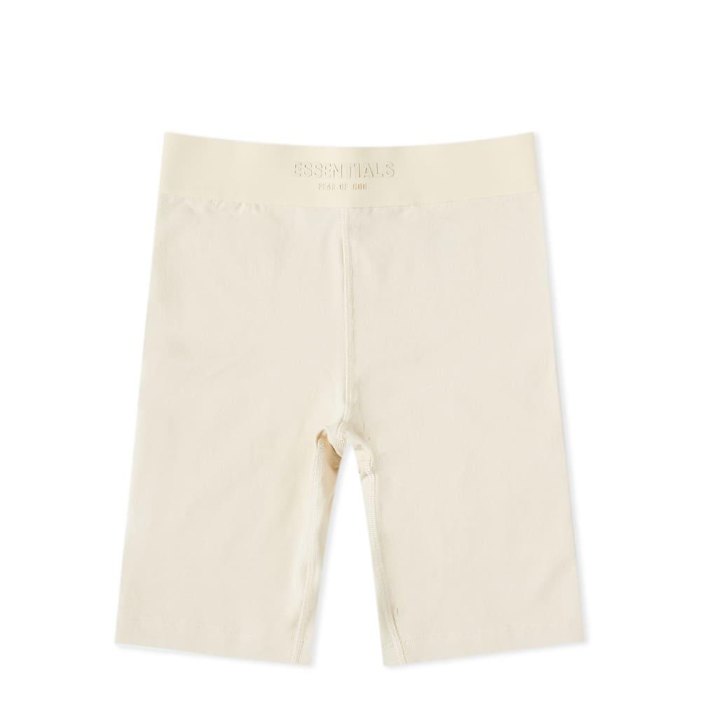 Fear of God ESSENTIALS Sport Logo Cycling Shorts - Egg Shell商品第1张图片规格展示