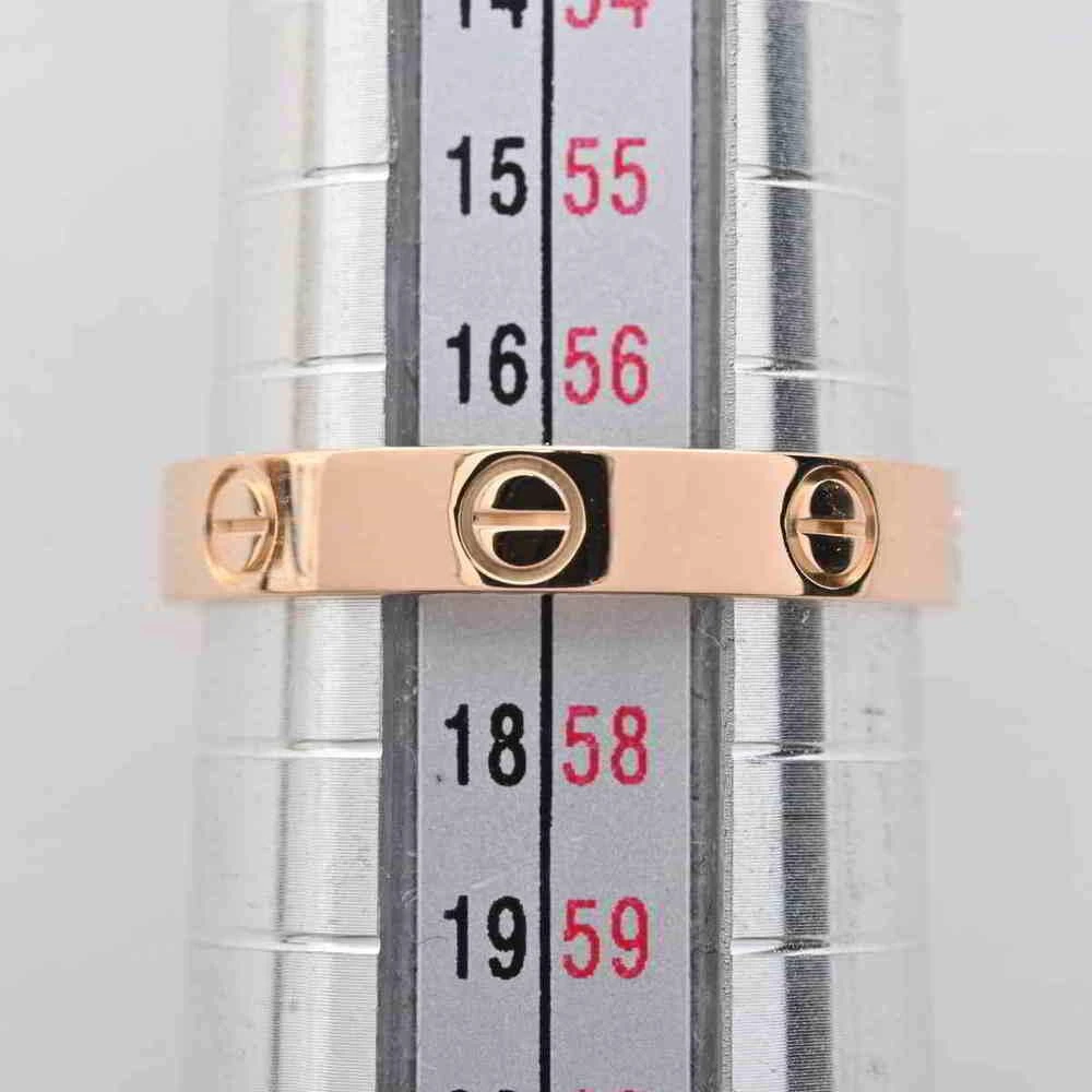 Cartier Love Wedding Band 18K Rose Gold Ring EU 57 商品