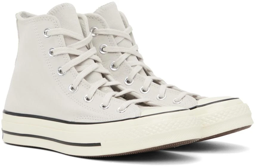 商品Converse|Gray Chuck 70 Suede Sneakers,价格¥791,第4张图片详细描述