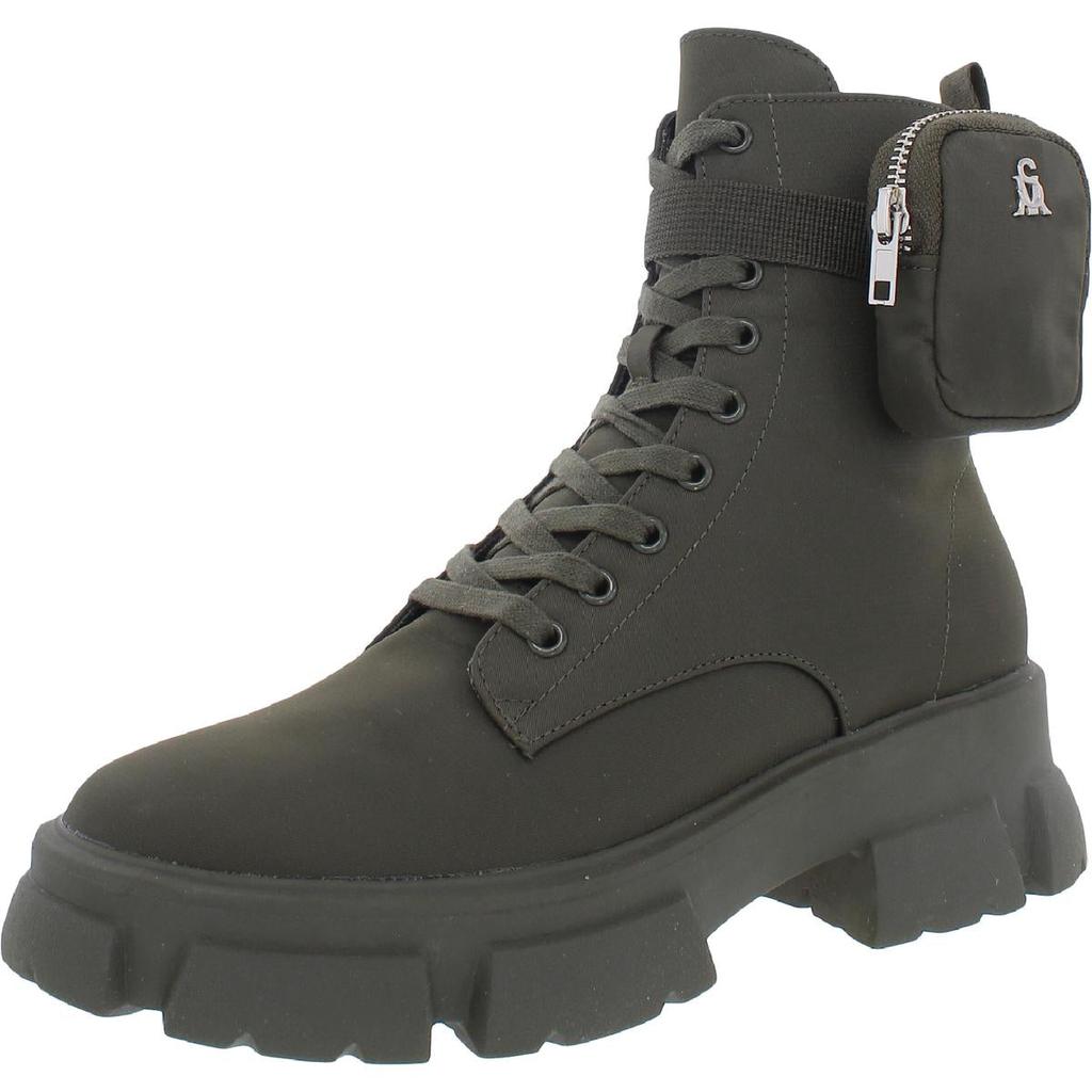 Steve Madden Mens Thora Ankle Lug Sole Combat & Lace-up Boots商品第1张图片规格展示