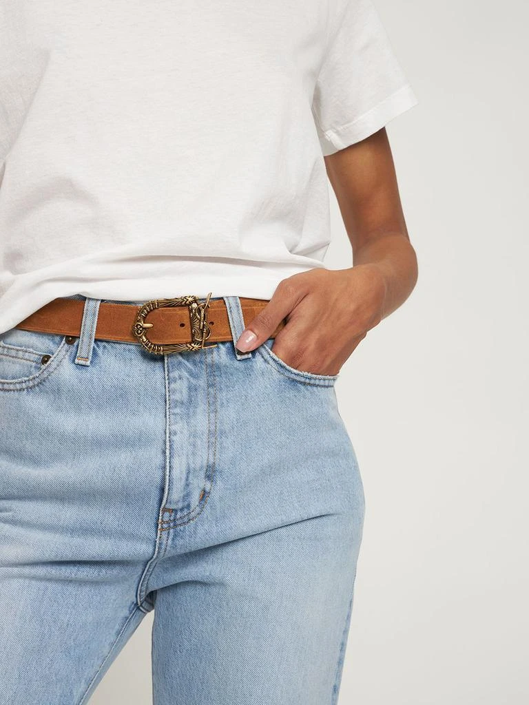 商品Yves Saint Laurent|3cm Suede Belt,价格¥3287,第1张图片详细描述