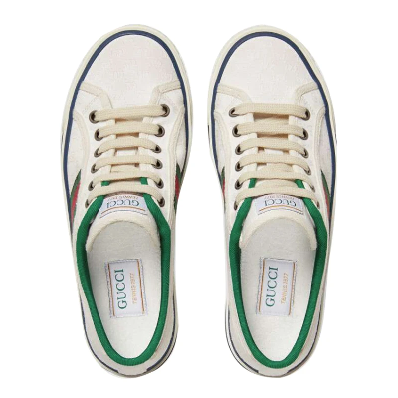 GUCCI 拼色女士帆布鞋 606110-99W90-9085 商品