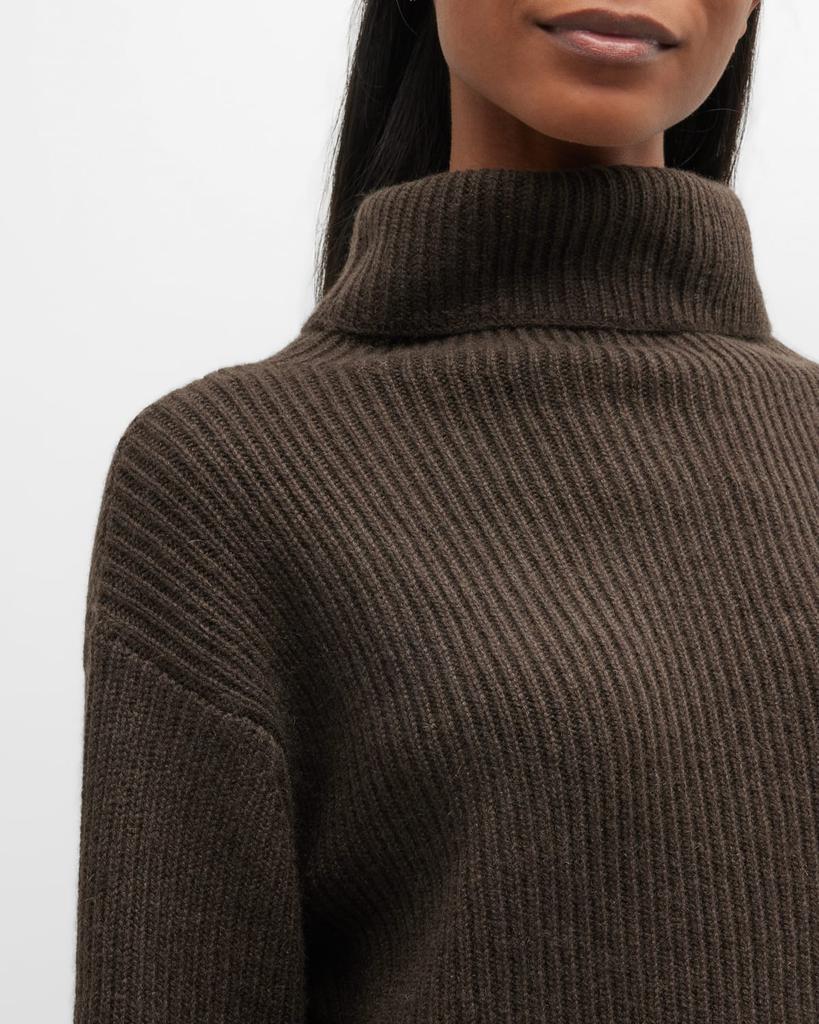 Ella Funnel-Neck Cashmere Pullover Sweater商品第5张图片规格展示
