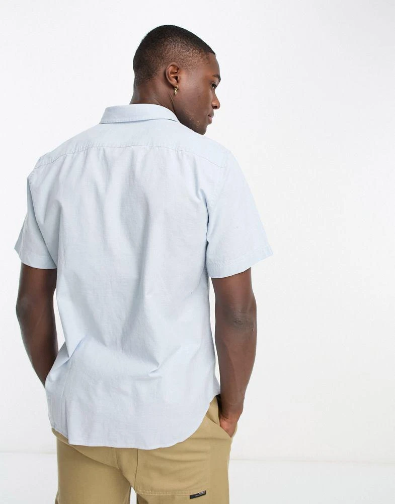商品Lacoste|Lacoste short sleeve shirt in blue,价格¥732,第2张图片详细描述