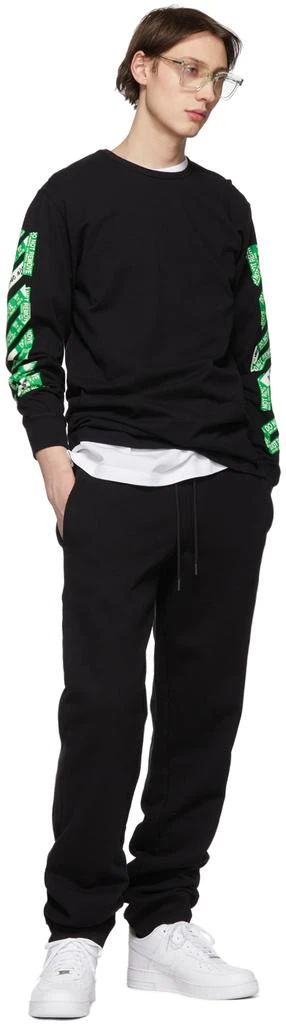 商品Off-White|SSENSE Exclusive Black Diag Arrows Lounge Pants,价格¥1199,第5张图片详细描述