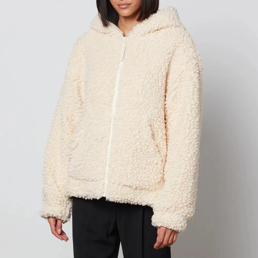 商品Helmut Lang|Helmut Lang Hooded Faux Shearling Jacket,价格¥1172,第1张图片