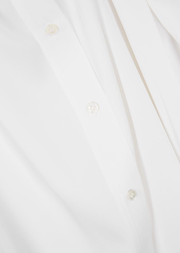 商品Vince|White stretch-silk shirt,价格¥2240,第7张图片详细描述