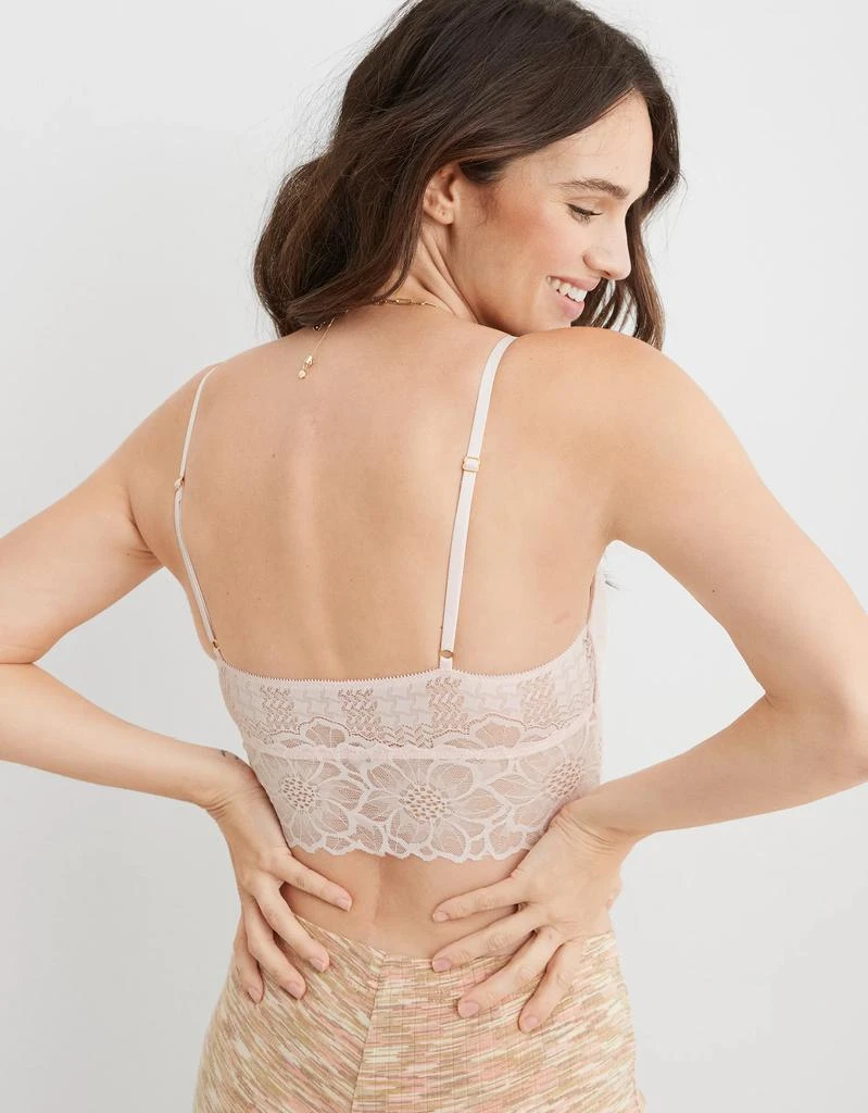 商品Aerie|Aerie Snow Angel Lace Padded Bralette,价格¥121,第2张图片详细描述