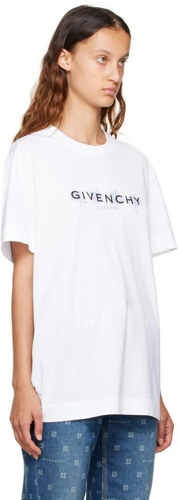 商品Givenchy|White Crewneck T-Shirt,价格¥2089,第2张图片详细描述